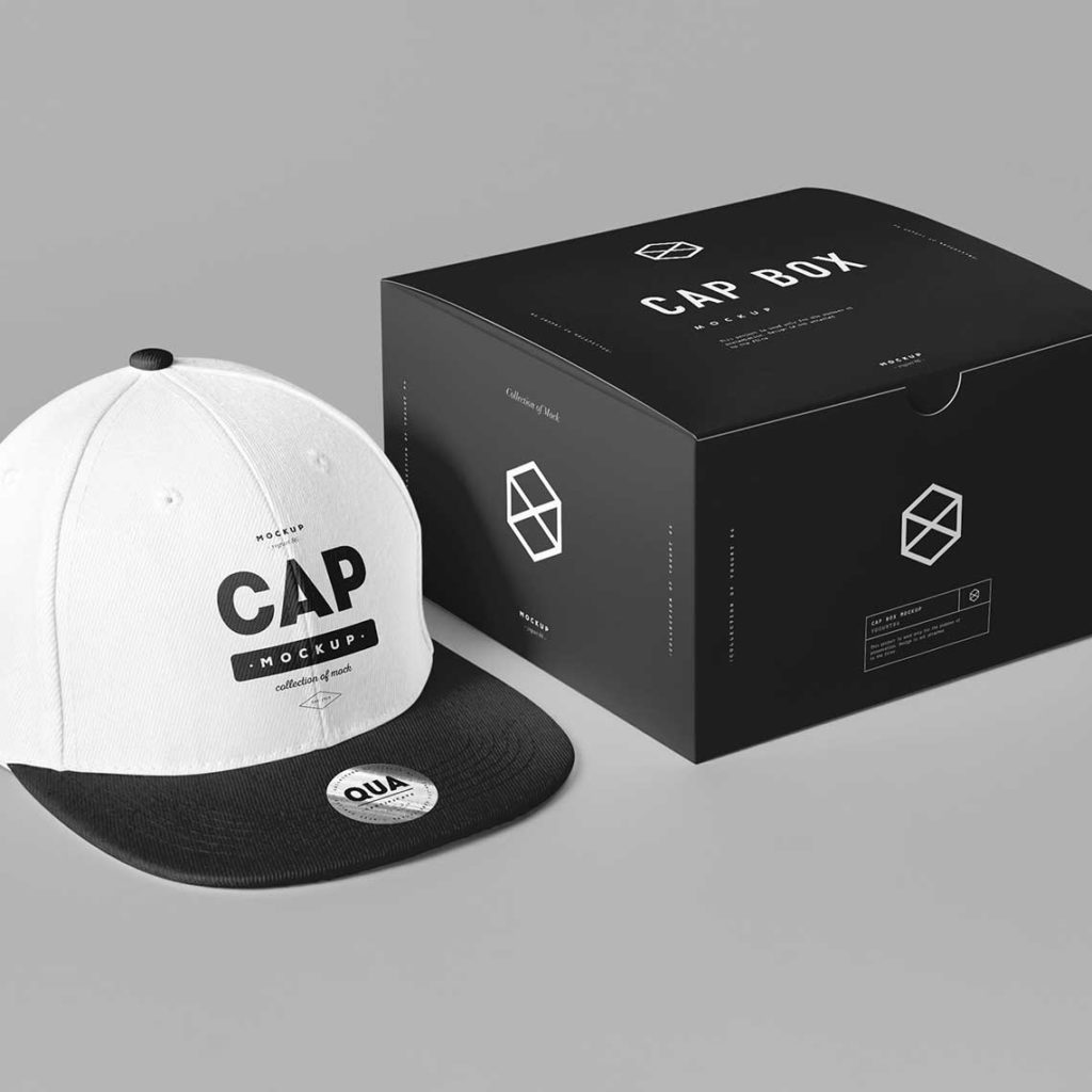 Packaging & Étiquette 1 packaging boîte et casquette
