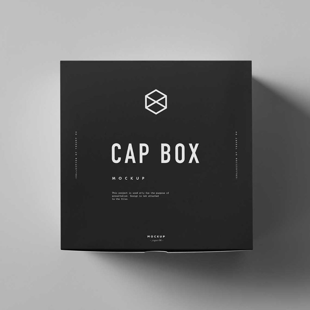 Packaging & Étiquette 4 packaging boîte vue dessus